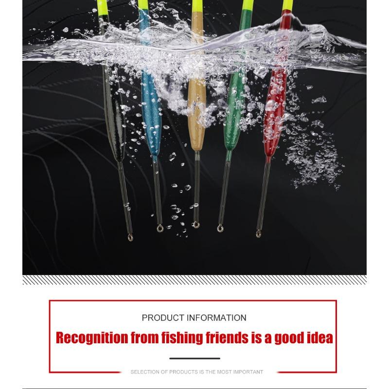 10pcs Fishing Bobbers Long Cast Sea Fishing Vertical Fishing Float