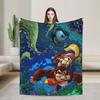 Fun Donkey Kongs Plush Blankets Girls Boys  Flannel Bedding Throws For Couch Chair Super Soft Design Quality Bedspread Gift