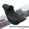 Motorcycle Driver Passenger Two-Up Seat With Backrest Cushions Leather Seat For Harley Touring Electra Street Road Glide 09-2023