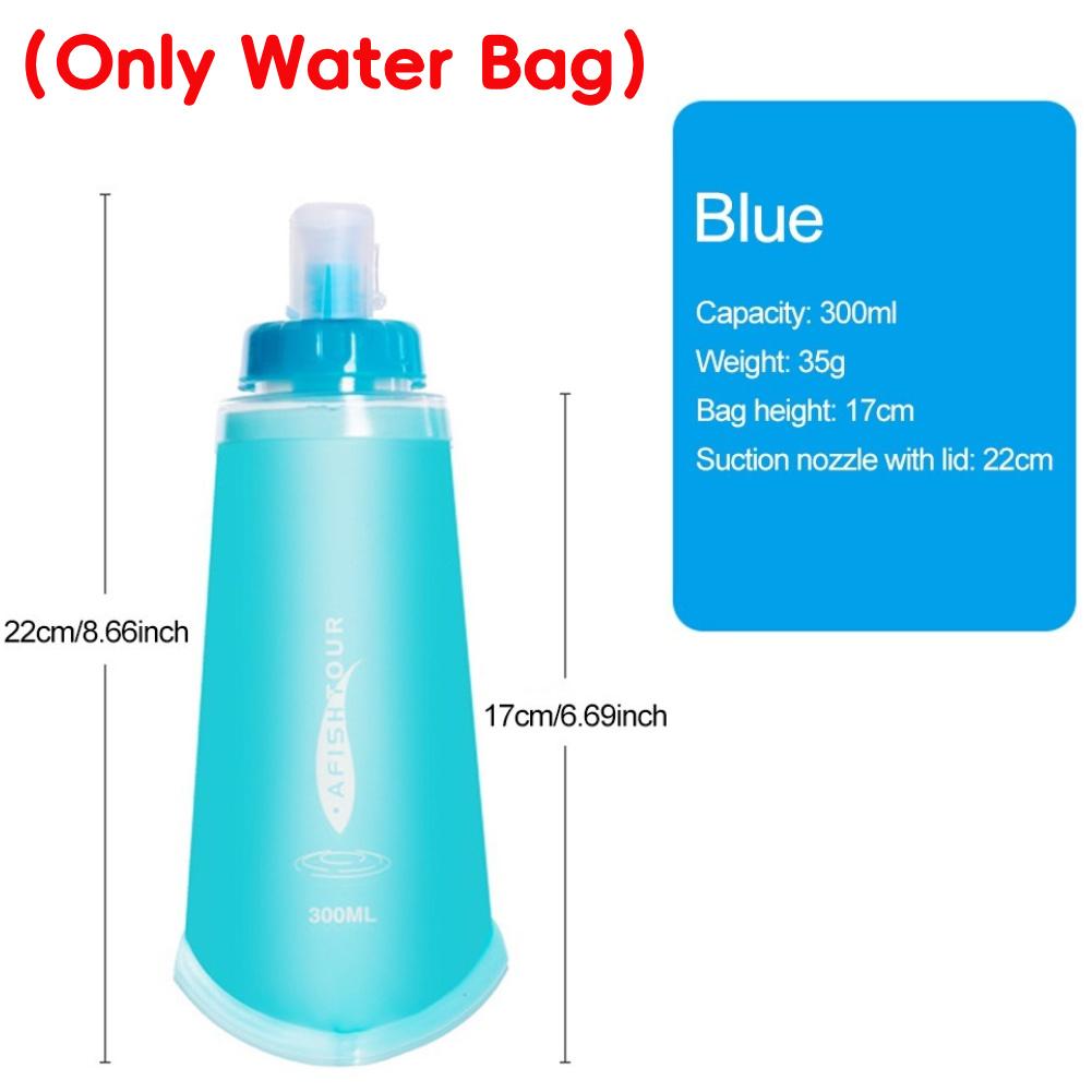 

Outdoor Trail Running Backpack Ultralight Unisex Running Hydration Vest For Marathon Cycling Hiking Climbing Water Bag Backpack синий