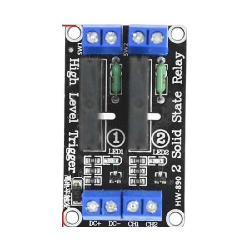 5V 12V 24V SSR Module High Level Input 2A Current Capacity LED Indicator For Electrical Control Systems