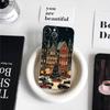 Anime Weihnachtsmann Rentier Weihnachtsbaum Handyhülle für iPhone 11 12 13 14 15 16 17 Pro Max Plus Transparente Rückseite