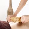 Wooden Roller Massage Stick for Full Body Muscle Relaxation Cervical Back Massager with Solid Wood Rollers