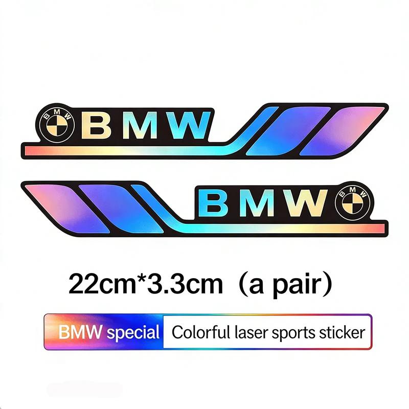 

Rainbow Reflective Triangular Window Sticker For BMW 1 3 5 7 Series X1 X3 X5 X7 F30 G01 G20 G30 F10 F15 F25 Car Body Decor Decal