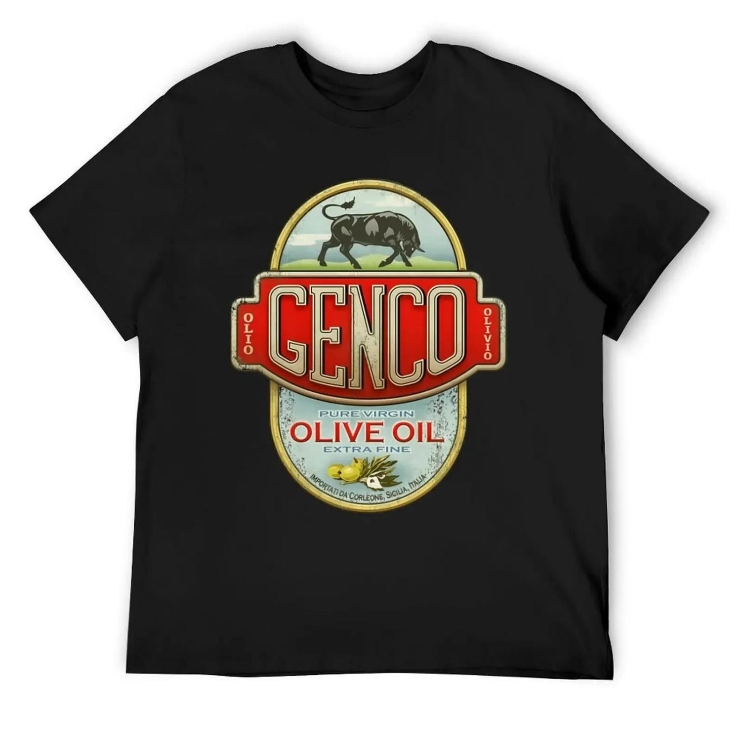 

The Godfather Genco Olive Oil Co T-Shirt man clothes custom shirt oversize t-shirts man tshirts for men XXXXXL чорний