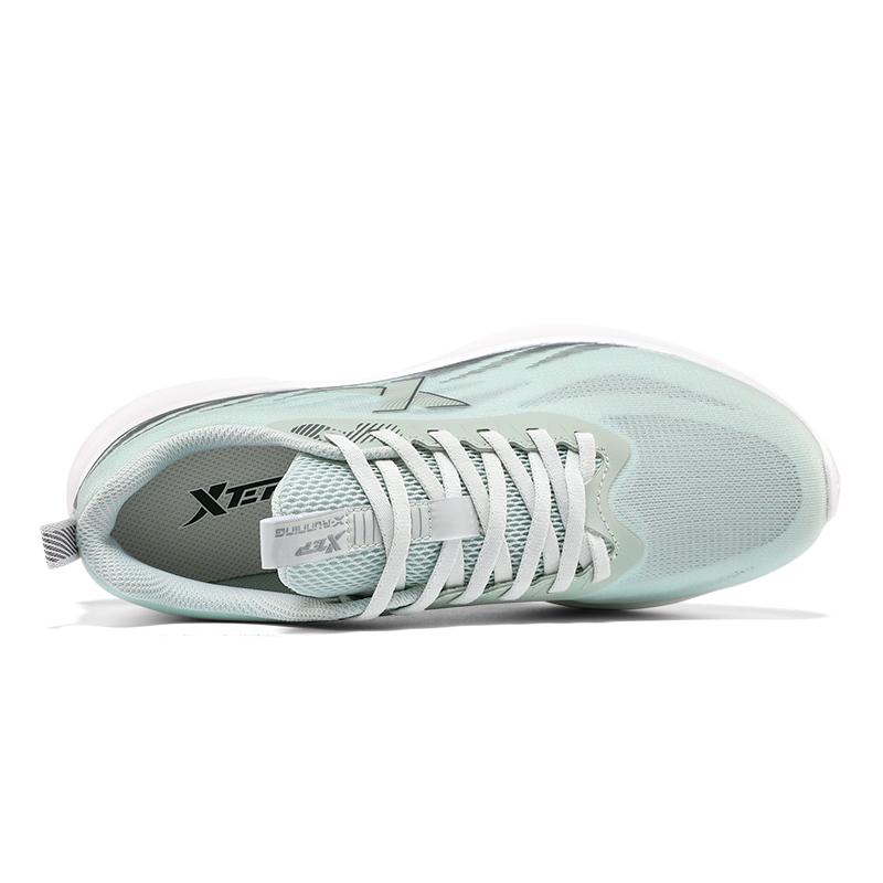 Xtep Comfortable Casual Shock Absorbing Breathable Wear Resistant Low Top Running Shoes Men Sneaker Gray 876219110034-5