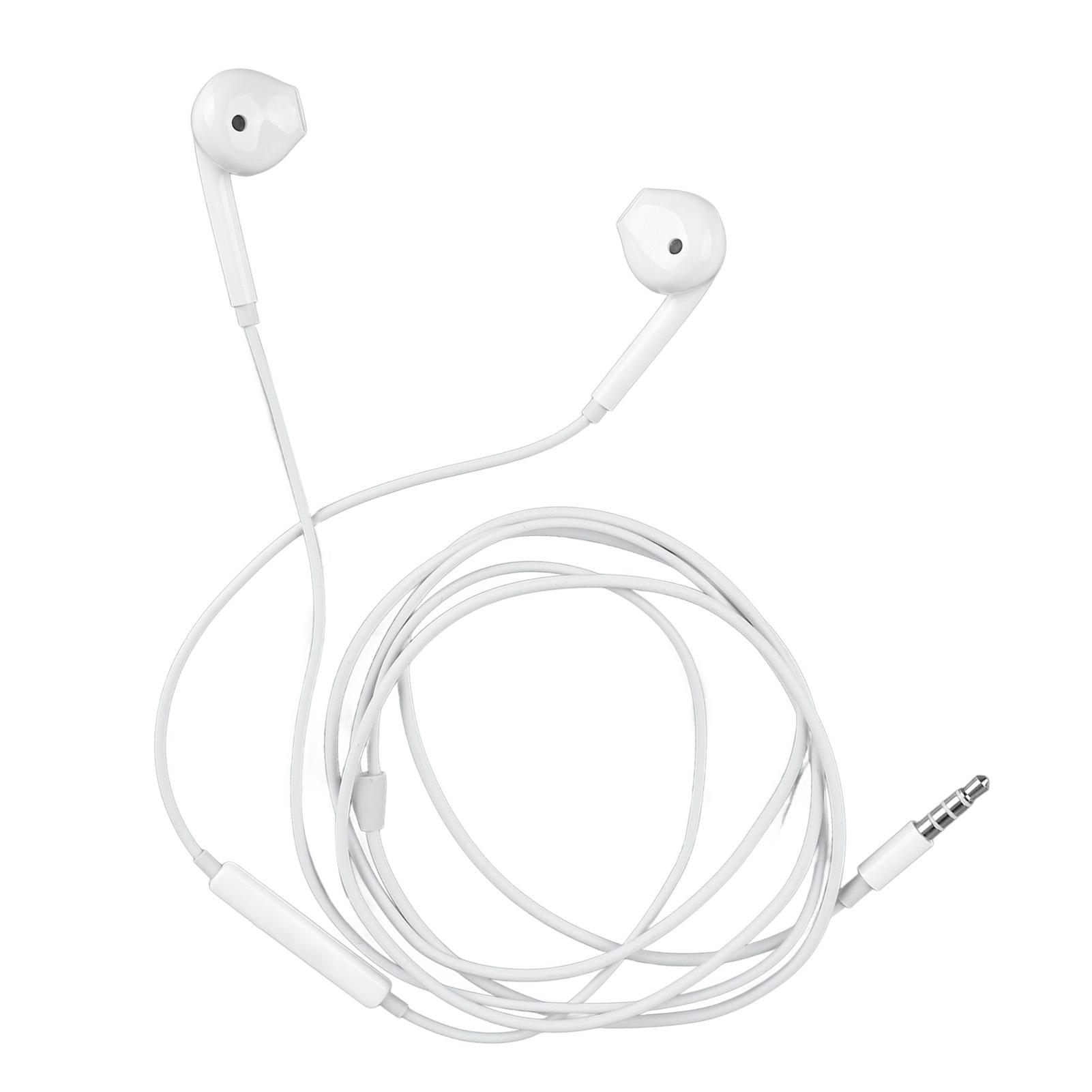 

3,5 мм наушники-вкладыши с большим динамиком, универсальные проводные басовые наушники с регулировкой громкости для IOS 6S 5S