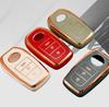 2/3 Tasten TPU Autoschlüsselhülle für Toyota Chr Rav4 Auris Avensis Prius Aygo Camry Corolla Land Cruiser 200 Prado Crown Schlüsselanhänger Zubehör