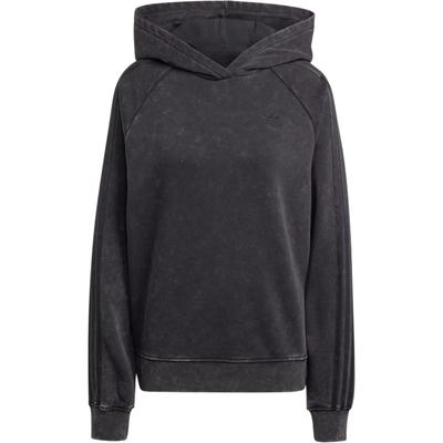 Originals Loose Fit Hooded Long Sleeve Raglan Sweatshirt Women Tops Black IW3415