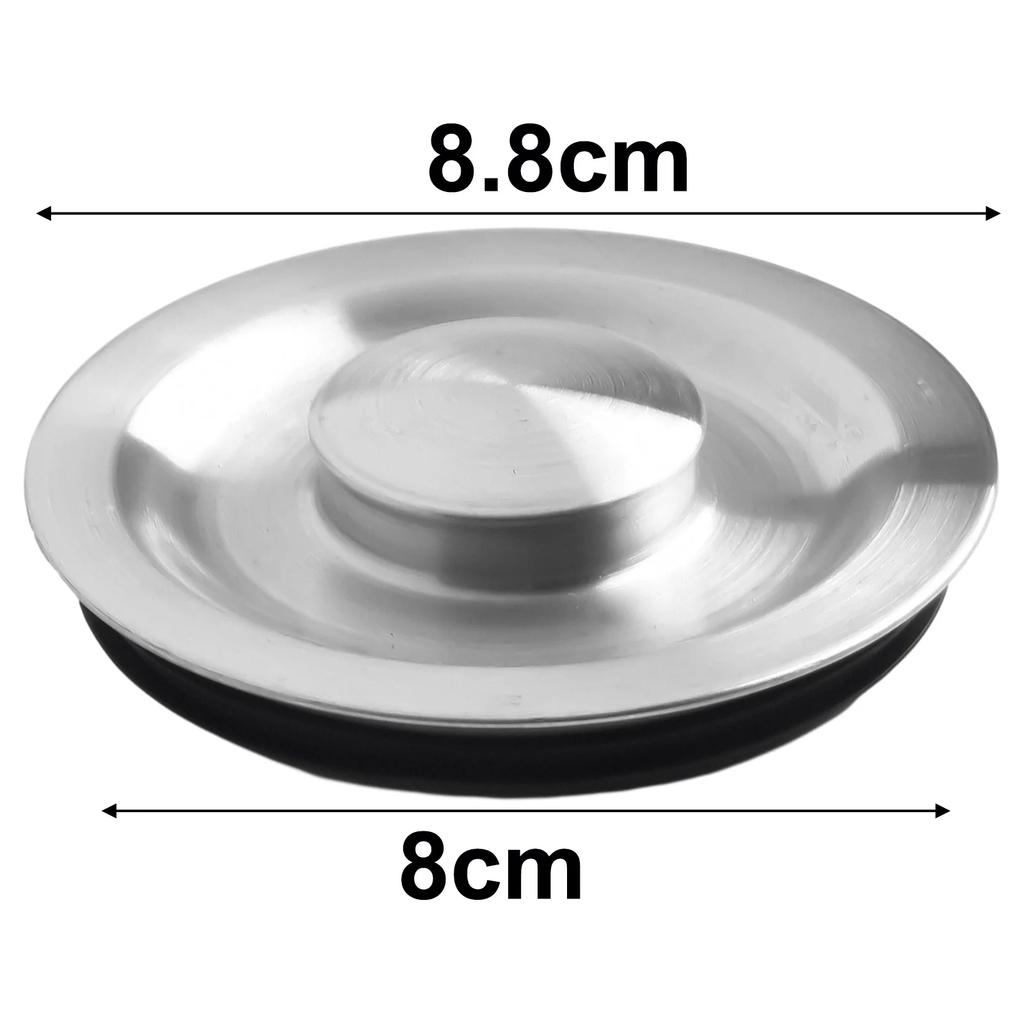 Küche Küchenspüle Abflussstopfen Badewannenstöpsel Edelstahl Spülenabfluss Siebstopfen Küchenfiltersieb Zubehör