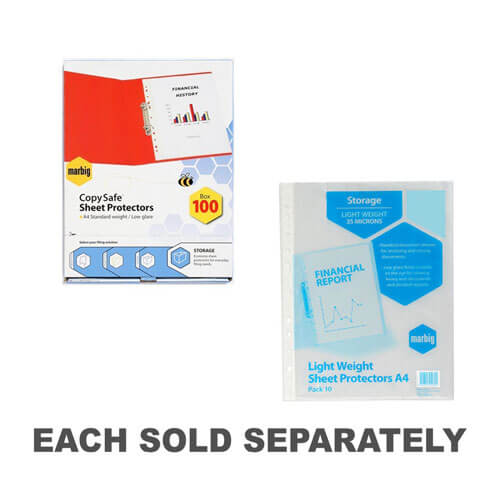 Marbig Kopiersichere Leichte Sichthüllen (A4)