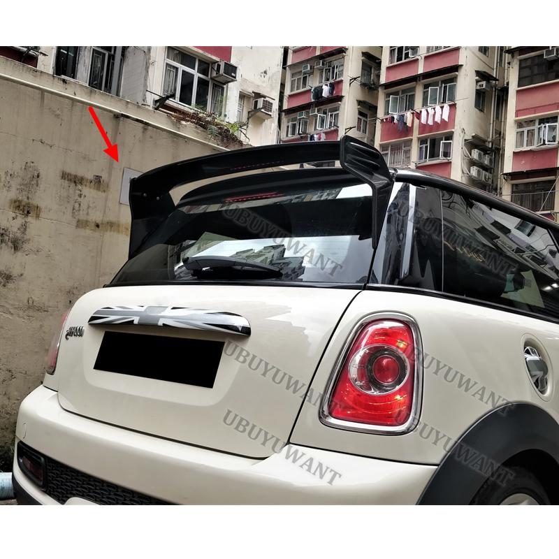For BMW Mini Cooper 06-13 R50 R53 R56 Carbon Fiber Rear Spoiler Tail Trunk Boot Wing Cover Car Accessories