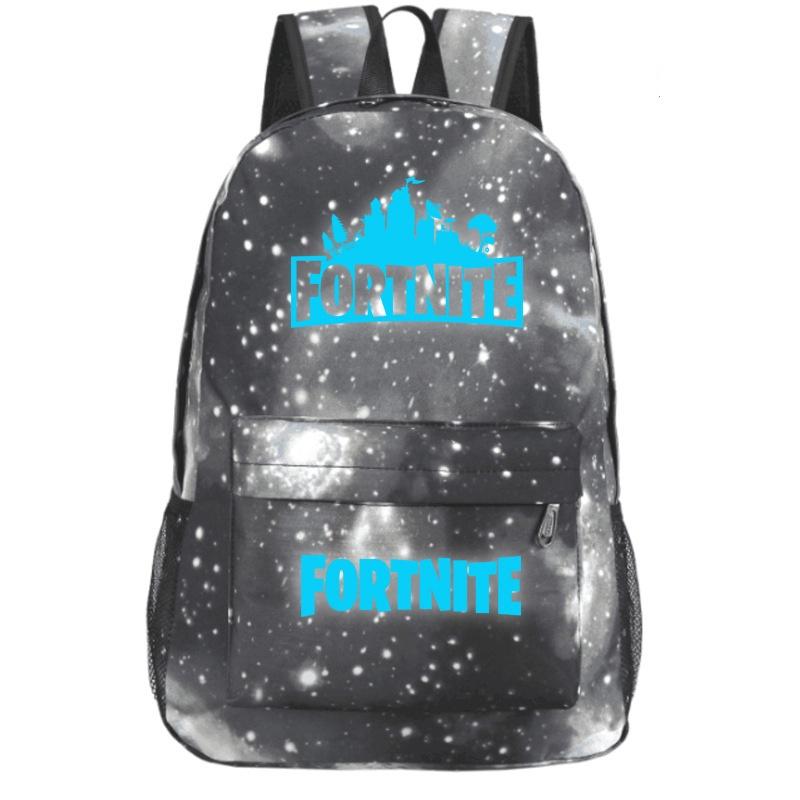 School Fortnite Bag Battle Royale Shoulder Luminous Boy Backpack Trendy Cool And