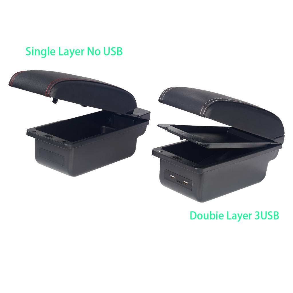 For MG3 armrest box For new MG3 car armrest box central storage box Interior modification charging car supplies right driver