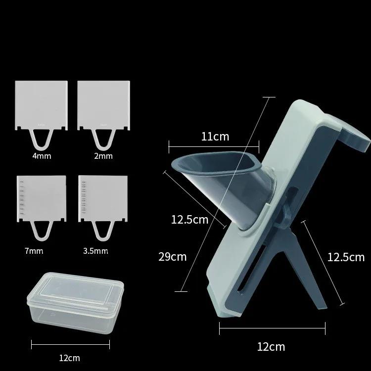 

Безопасный слайсер 3 в 1, ручной измельчитель овощей, овощерезка, фруктовая нарезка картофелем фри, мясорубка, чесноком, кухонные принадлежности, гаджеты