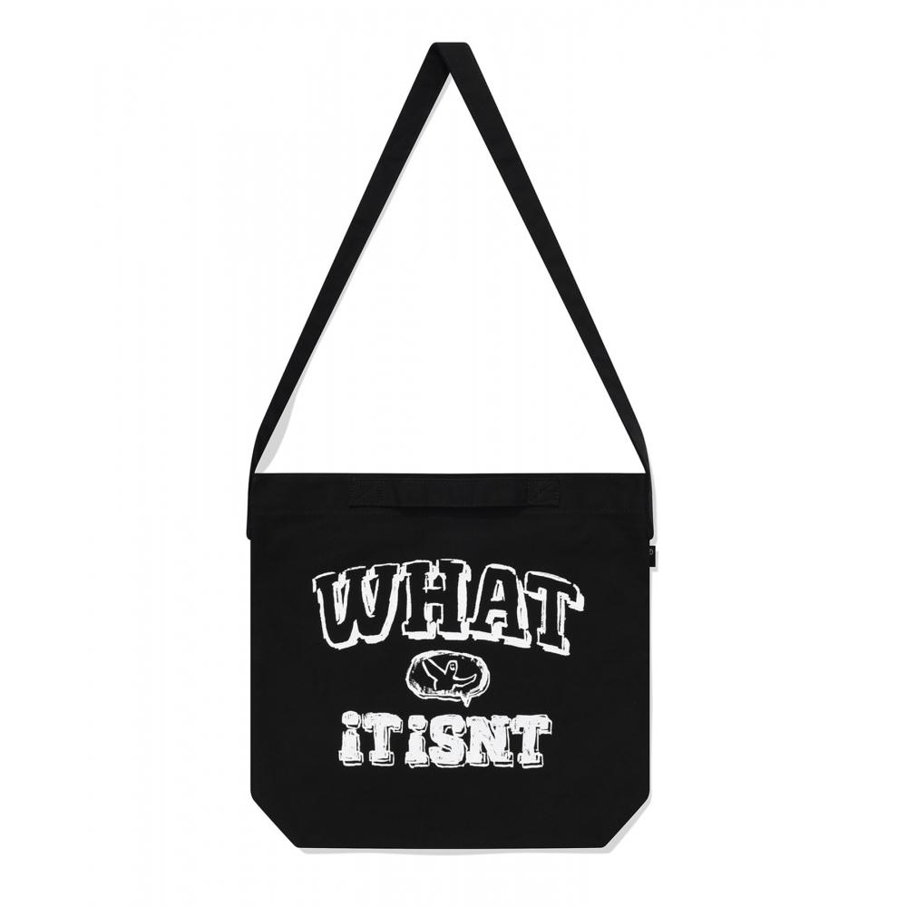 

WHATITISNT WT Typo Eco Bag Black