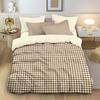 Geometric Lines Bedding Set 3D Print Soft Duvet Cover for Bedroom Dormitory Decor, 1 Duvet Cover and 2pillowcase with Zipper