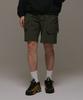 Empebeu Buckle Drawer Cargo Pocket Shorts Khaki