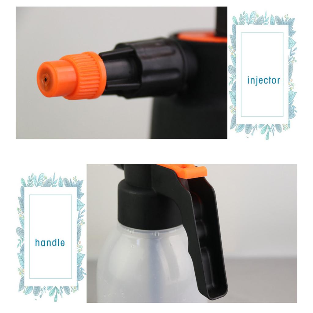 1.2L Garden Irrigation Sprayer Hand Held Portable Garden Watering Bottle for Indoor Plants Car Cleaning and Household Use