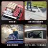 Goture Car Door Step, Folding Step, Multi-Function Pedal, Upgraded Longer and Wider, Stand with Both Feet, Safety Hammer Function, Storage Bag In