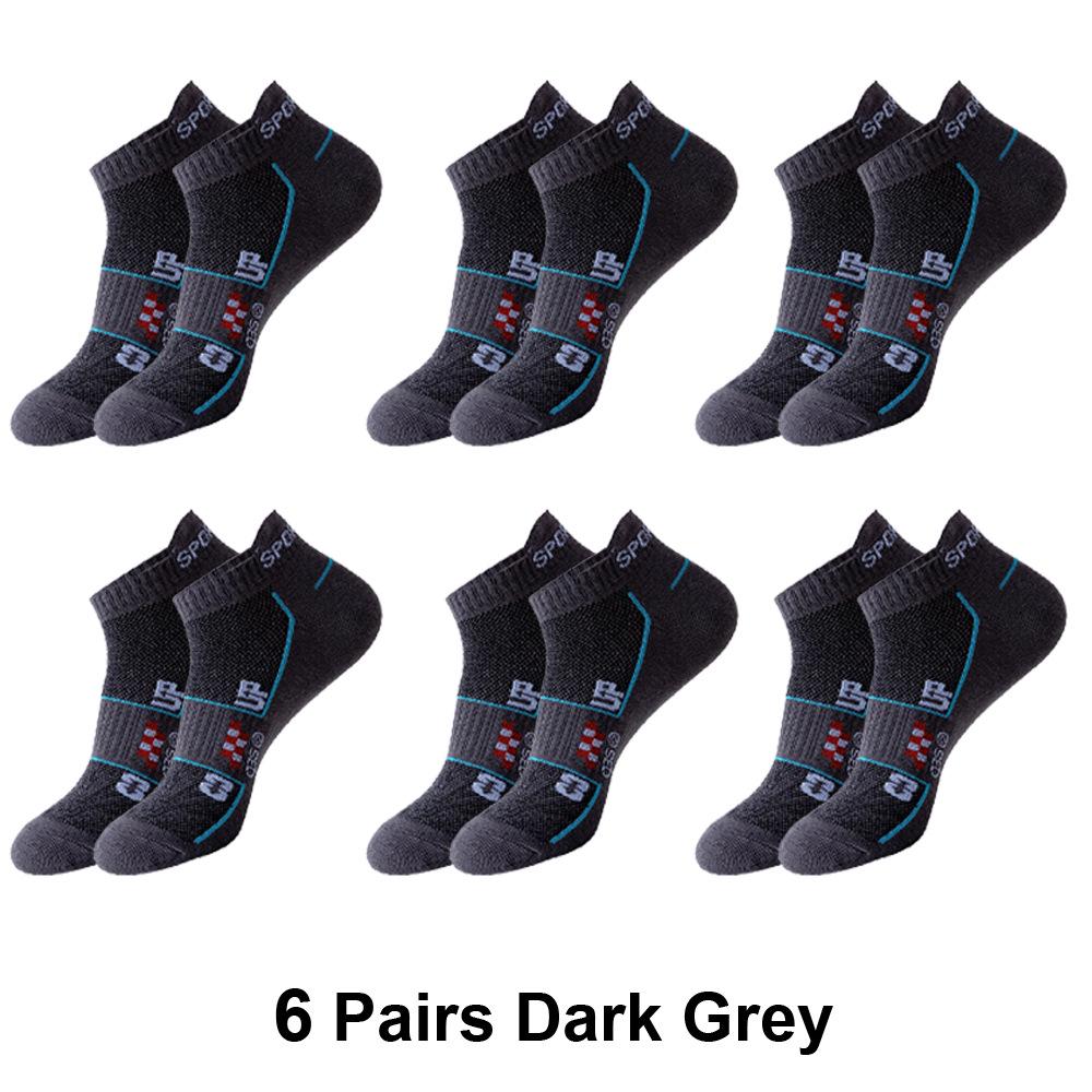 Men s Breathable Anti-Odor Running Socks - Low-Cut, Sweat-Absorbing, Summer Mesh Design One Size