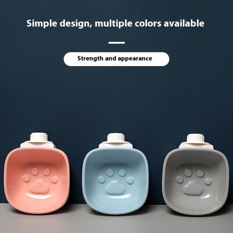 Wisząca Klatka dla Zwierząt Miska Zapobiegająca Zadławieniu Kwadratowa Miska Spowalniająca Jedzenie Miska do Karmienia Zwierząt Kocięta Szczenięta Artykuły do Karmienia Zwierząt