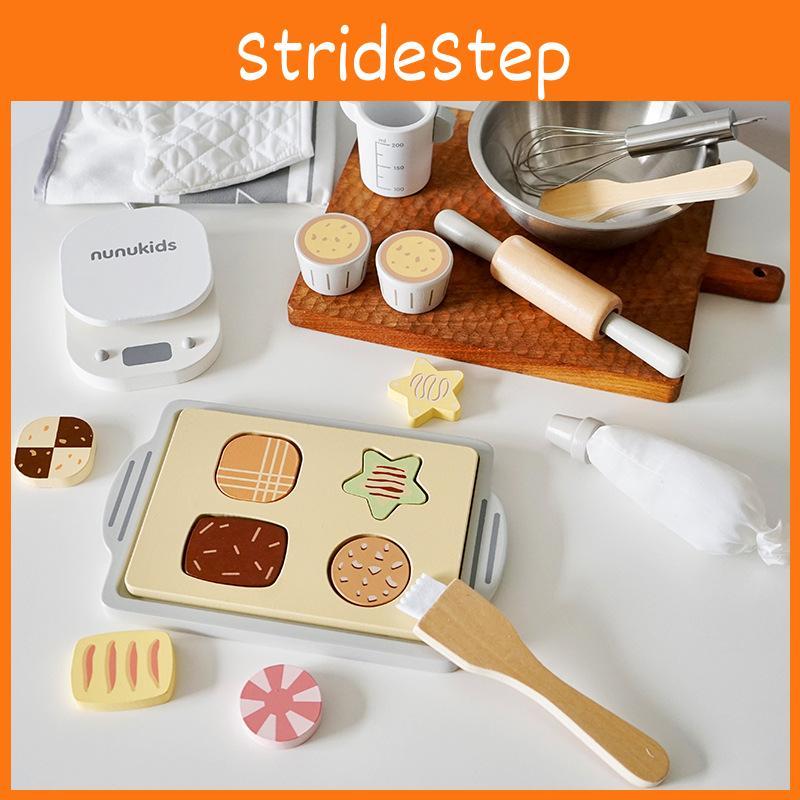Baking Kids Playset With Wooden Kitchen Toy For Imaginative Cooking And Learning