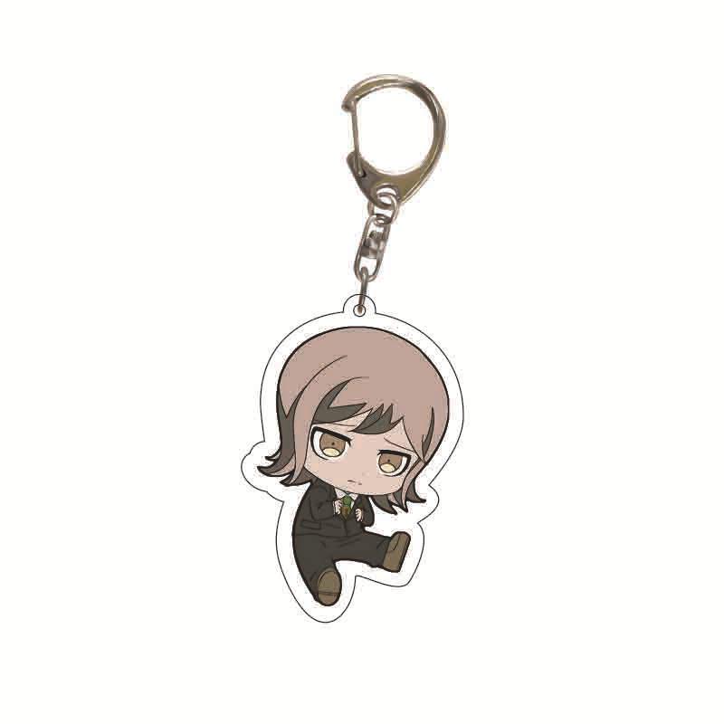 Danganronpa Monokuma, Makoto Naegi & Junko Enoshima Acrylic Keychain Charm Figure