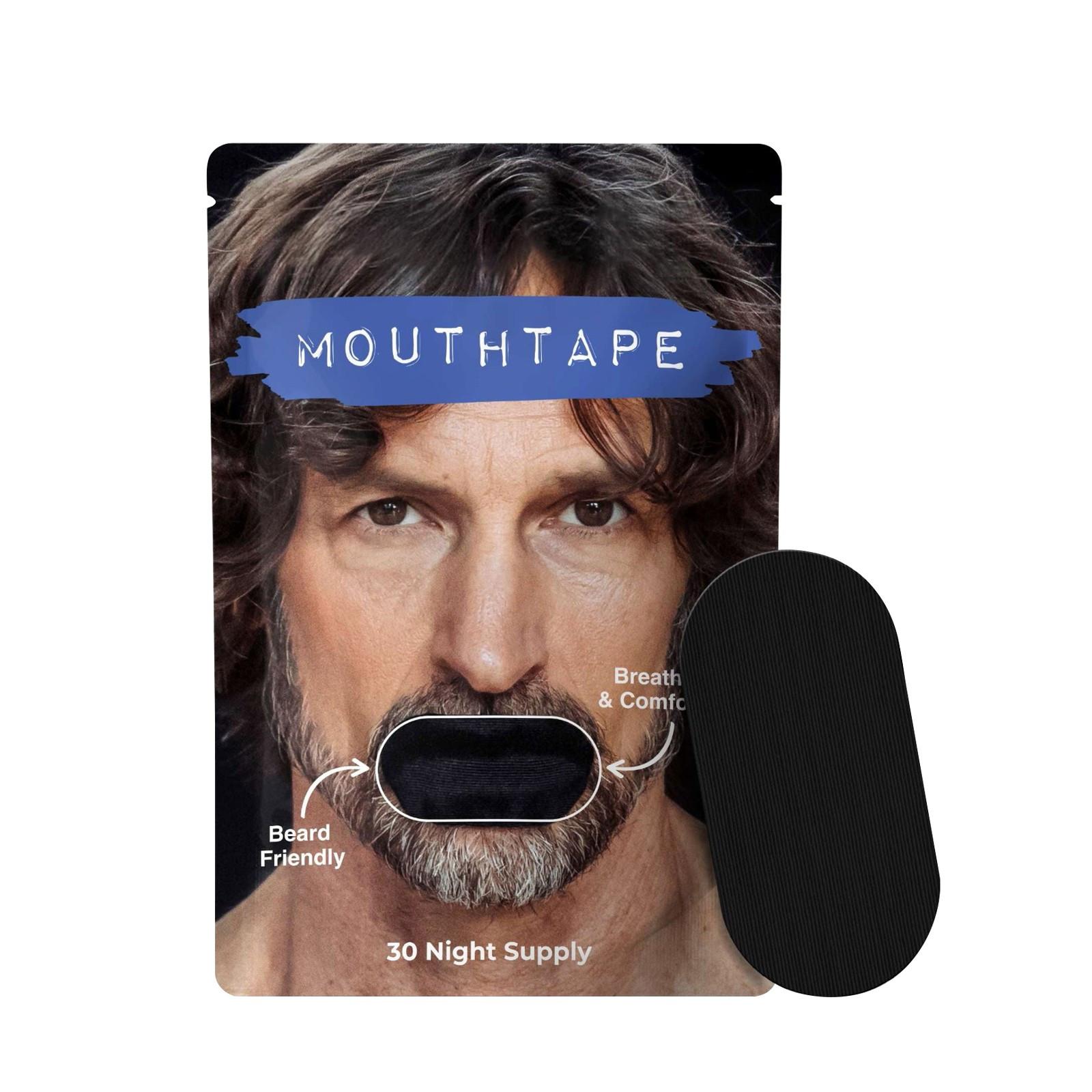 

Лента для улучшения сна 30 штук, безопасная для бороды лента для рта, предотвращает храп и неприятный запах изо рта One Size