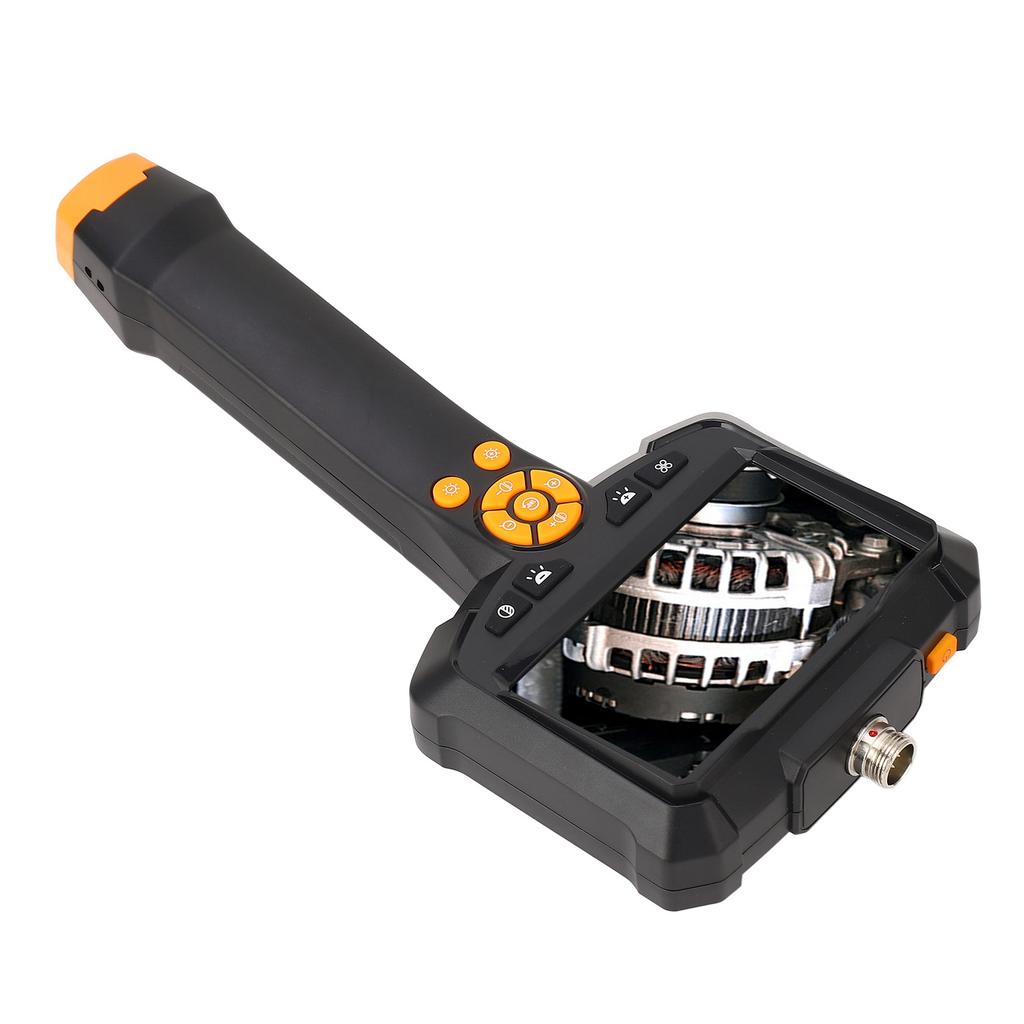 4.3in Endoscope Camera LCD Display Water Resistant 1080P HD Inspection Camera with 8 LED Lights for Tube Car Repair