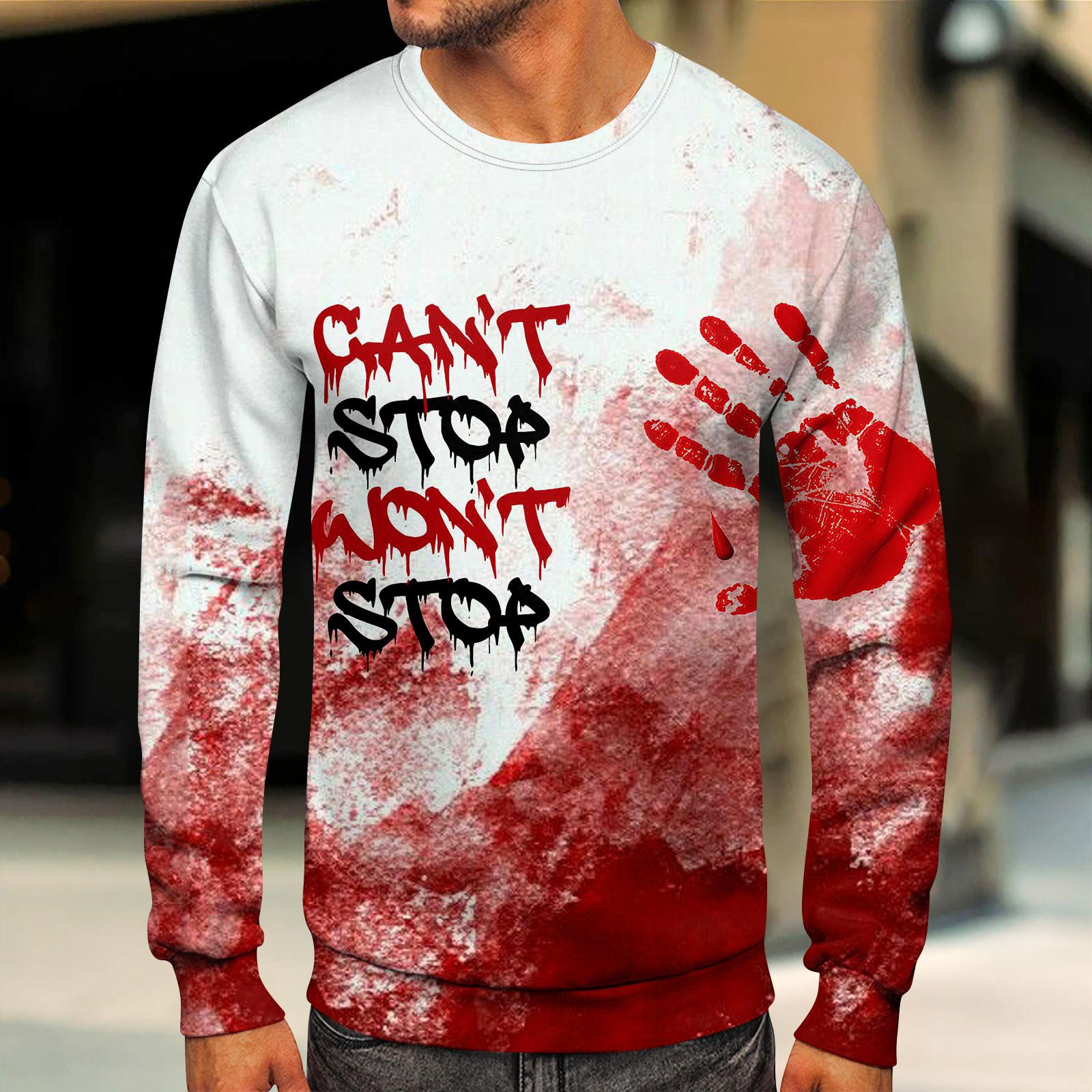 

Мужские топы с круглым вырезом, мужской повседневный модный пуловер с длинным рукавом и круглым вырезом XL