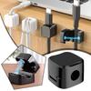 1/3/5/10pcs Cable Organizer Magnetic Plug Box Silicone Cable Winder Flexible Cable Management Clips for Office Desktop Home