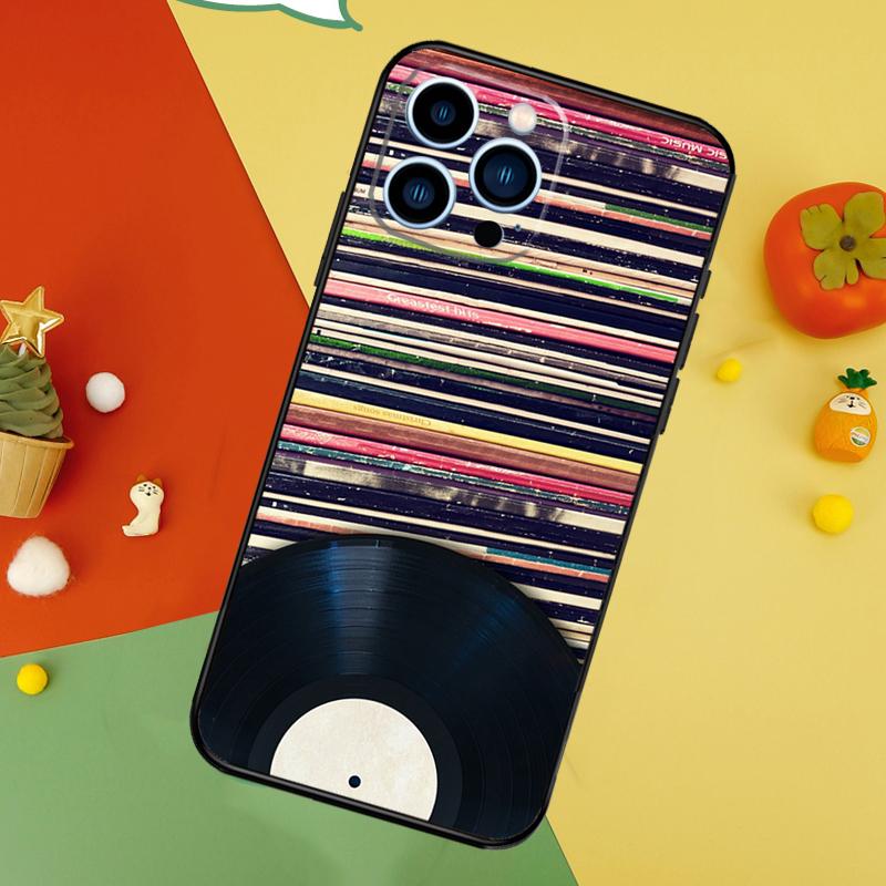 Vinyl DJ Record Art Cover For iPhone 13 12 Mini 11 14 15 16 Pro Max XS X XR 7 8 14 15 16 Plus Phone Case