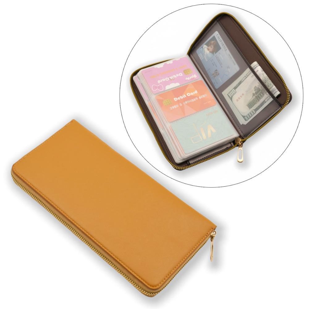 Multifunctional Passbook & Card Organizer with Coin Holder