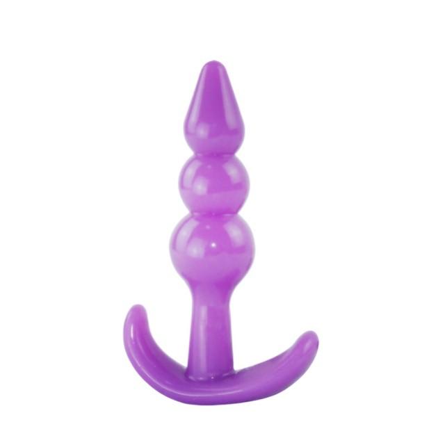 Měkké silikonové anální kolíky pro začátečníky Anální stimulátor Trenér Sex Play Hračka pro ženy Páry Masáž bodu G Unisex sex