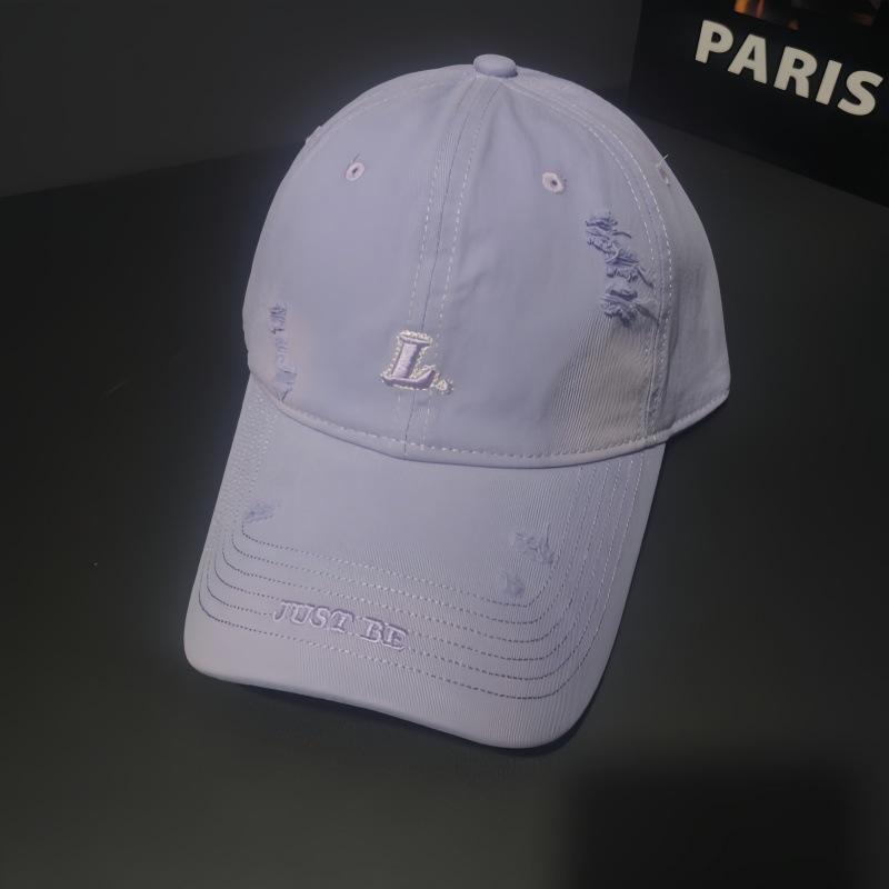 Versatile Face Small Sunshade Baseball Cap Women's Sunscreen Letter Embroidered Cap Men's Outdoor Leisure Hat