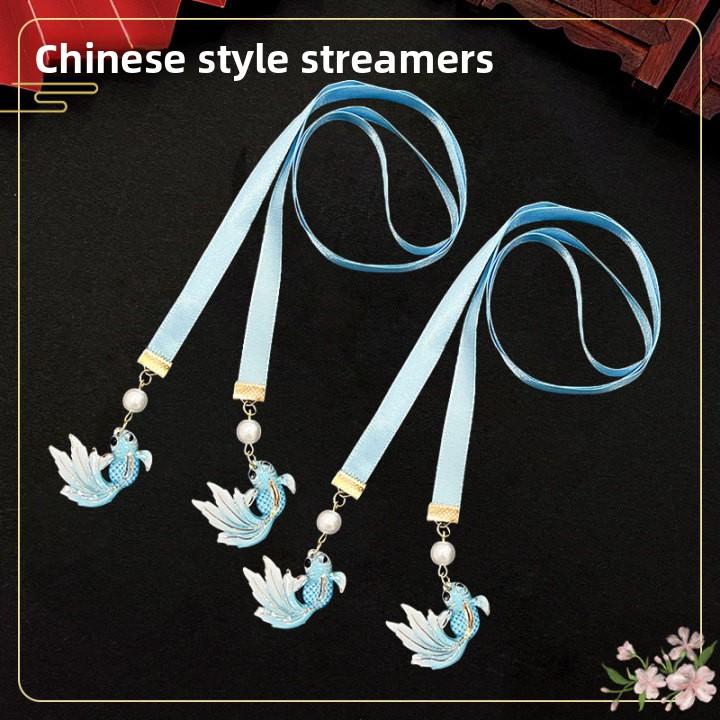 2025 New Hanfu Hair Accessories Girls Ancient Style Headwear Baby Chinese Bell Ribbon Kids Tassel Hairband Traditional Must-Have