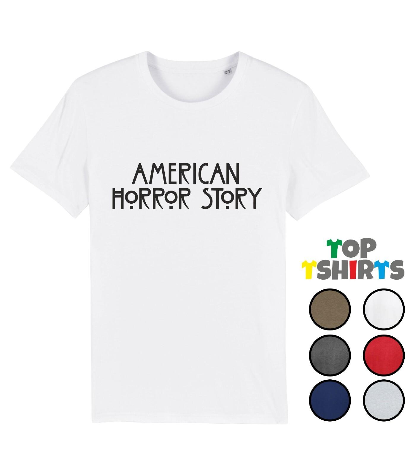 AMERICAN HORROR STORY T-Shirt Mens Womens Tees Top Halloween TV Horror Show Fan T Shirt Mens Womens Tees Top XL
