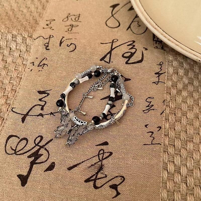 Alloy Double Chic Layer Bracelet For Women New Chinese Jewelry Style