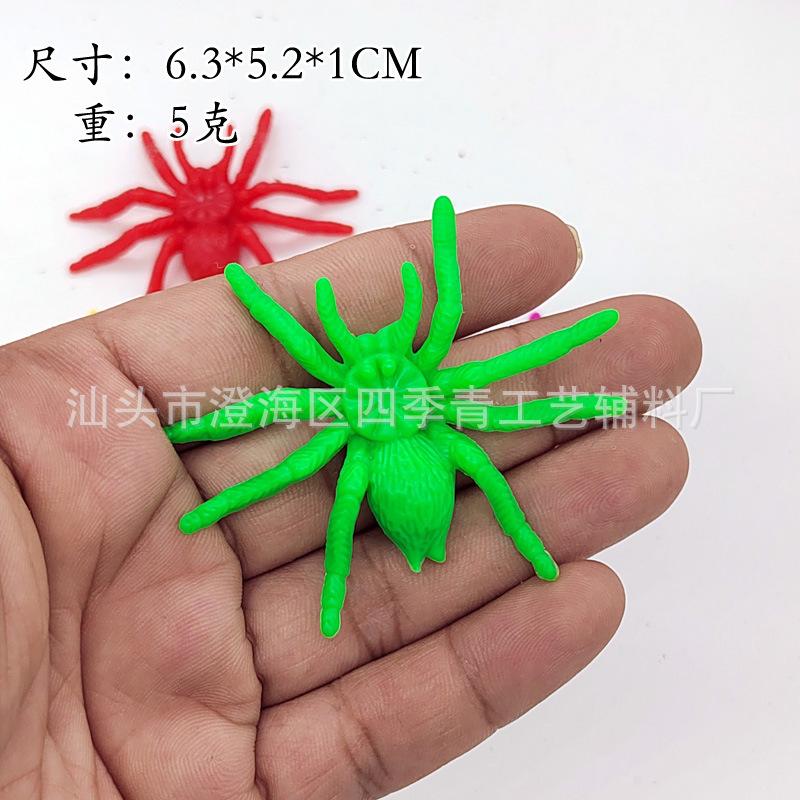 Fake Spiders Can Be Mixed with Halloween Layout Props Mini Little Spiders Trick Simulation Spoof