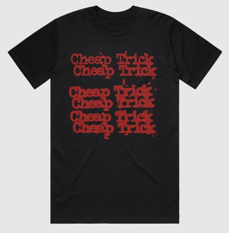 Cheap Trick Tshirt Brand New Cheap Trick Repeater Text Band Tees M