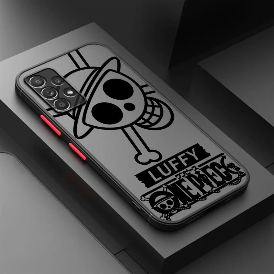 Anime Ones Pieces Luffy Case for Samsung Galaxy A05 A06 A12 A30 A15 A16 Note 20 Ultra 10+ 9 8 A13 A14 A70 A50 Back Phone Cover