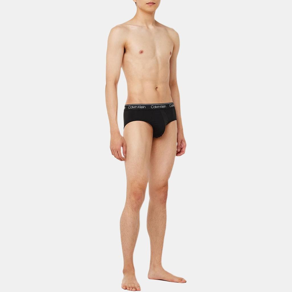 Calvin Klein Mesh Moisture-Wicking Minimalist Triangle Underwear Men underwear Black NB3806-UB1