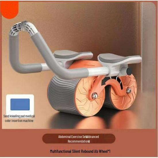 Multifunctional Ab Roller Wheel with Elbow Support for Men's Fitness