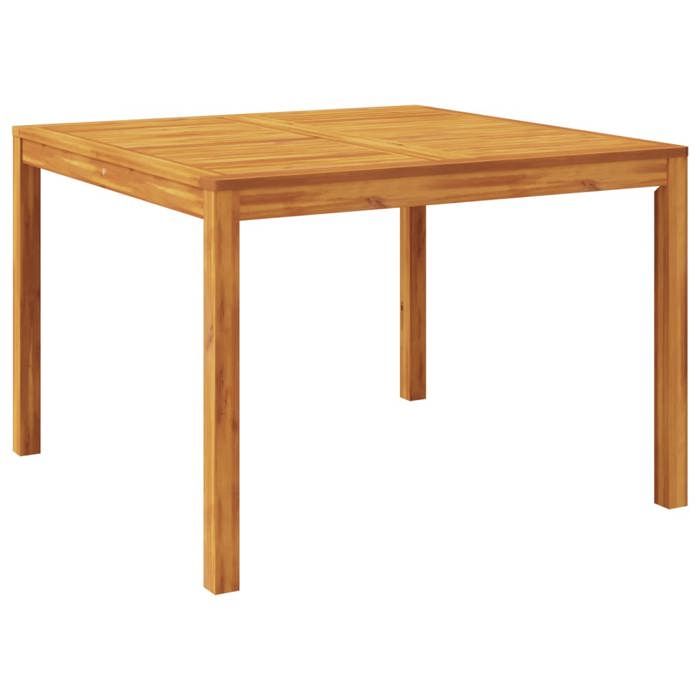 VidaXL Table à Manger de Jardin, Table de Repas, Meuble d’Extérieur, Table à Dîner de Terrasse Patio, Moderne, Bois d'Acacia 366369