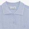 [Lacoste] Women's Pointelle Sweater Polo Shirt PF413E-56GJ2G