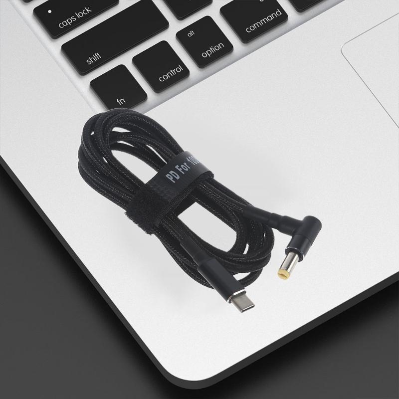 USB Type C USB-C to for DC 18.5-20V 5.5 x 1.7 mm Power Plug PD Emulator Trigger Cable for Laptop