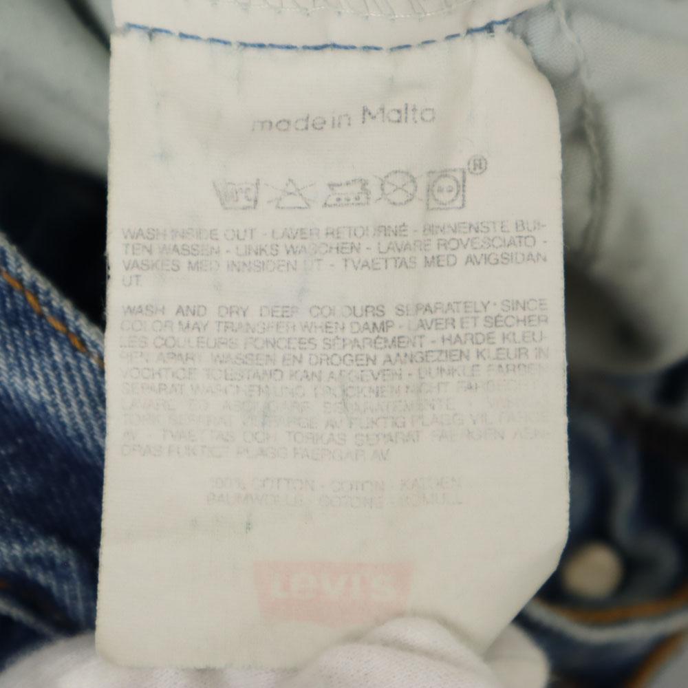 Levi's Euro Levi's laget i Malta Straight denimbukser W34 Herre Brukt