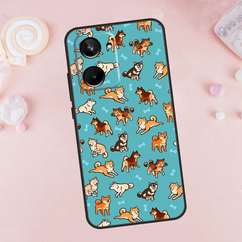 DOGE MEME Shiba Inu Hund Für Realme 12 11 10 9 Pro Plus C67 C55 C53 C35 C33 C30 C25s C21Y C15 GT Neo5 GT3 GT5 Hülle
