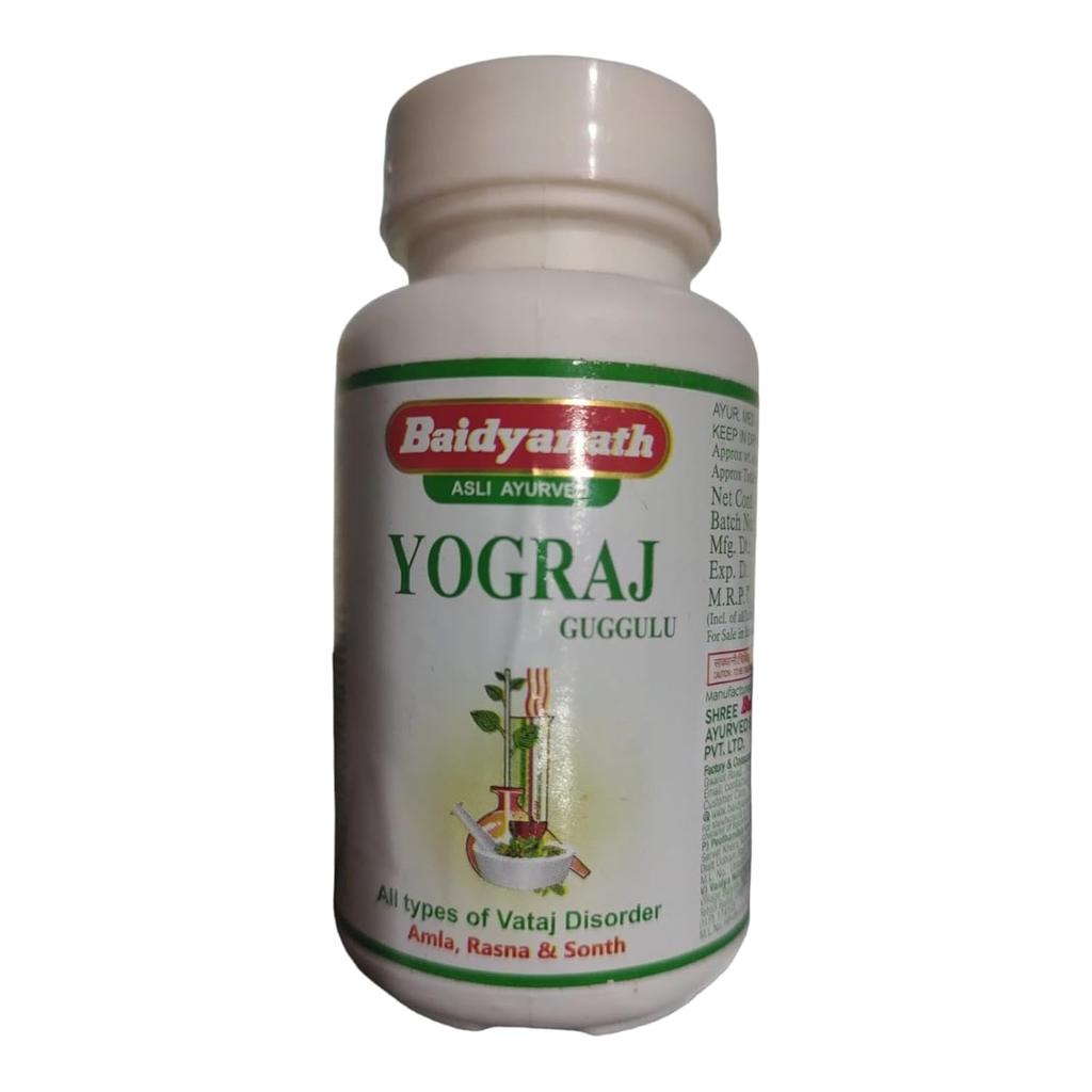 Baidyanath Yograj Guggulu 120 Tablets Pack of 1 Ayurvedic Supplement for Joint and Muscle Comfort